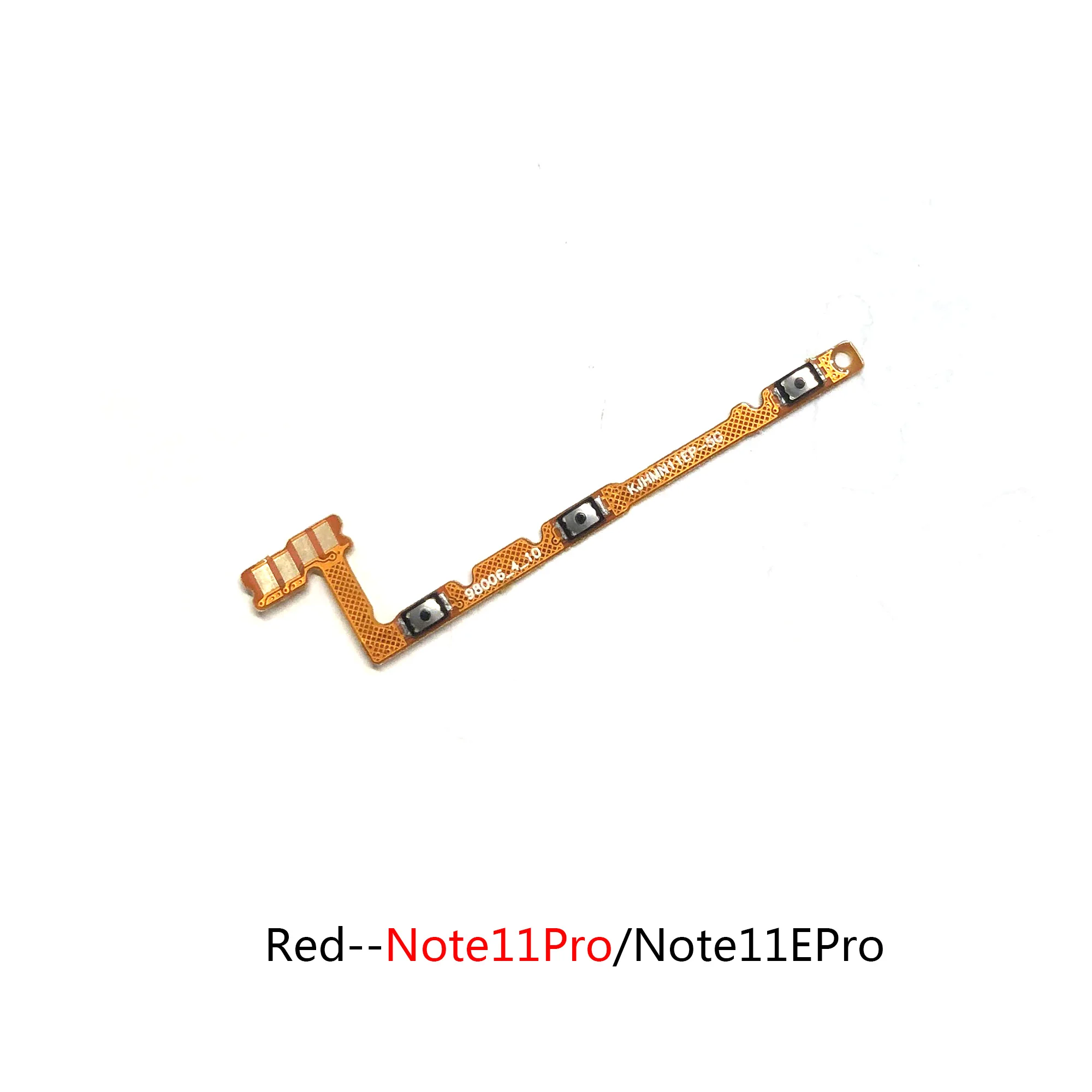 For Xiaomi Redmi Note 11 4G Note11 Note11E Note11Pro 11TPro Note12 12Pro Power On Off Volume Button Flex Cable Switch Key