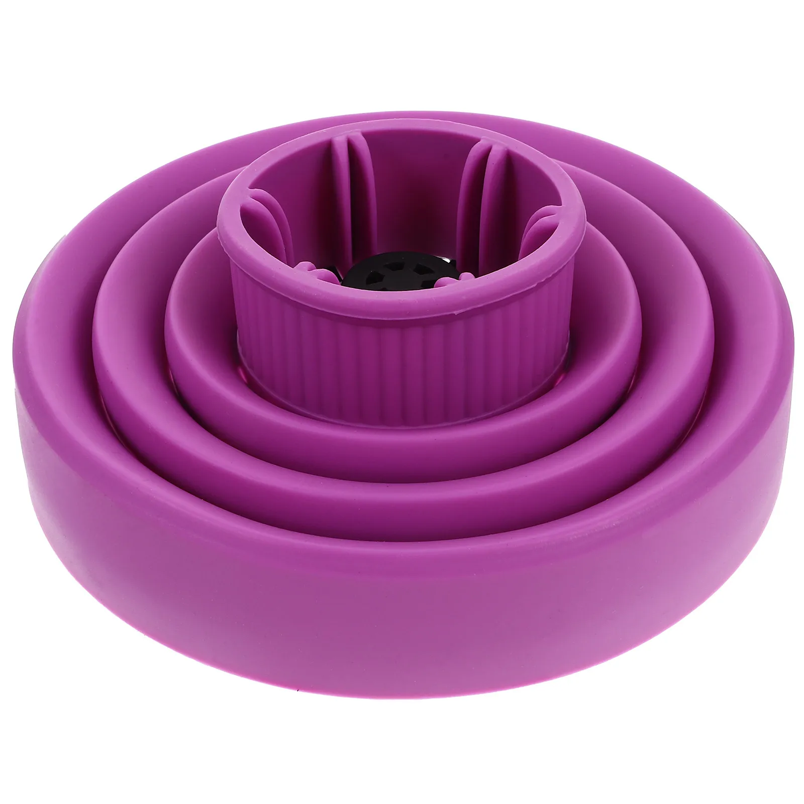 Purple Silicone Hair Dryer Diffuser Retractable Folding High Temperature Resistant Blow Dryer Part Home Salon Hair Styling