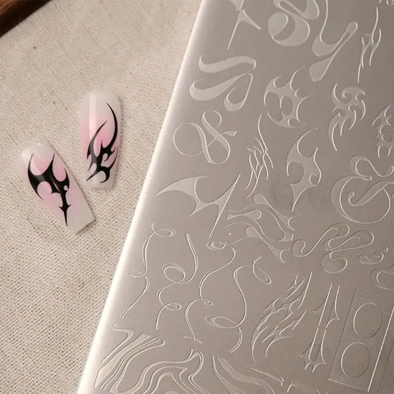 Smooth Steel Stamp Plate for Salon and DIY Graffiti Looks E0BF