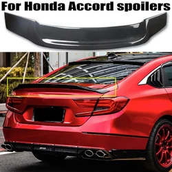 For Honda Accord 10th Gen Sedan spoiler 2018 2019 2020 2021 2022 High Quality Carbon fibre/ABS Rear trunk cover wings spoiler