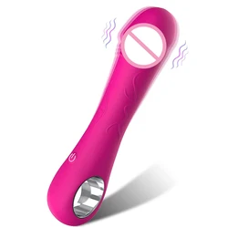 Powerful G Spot Vibrator Dildo Soft Silicone Vibrating Massagers Clitoral Vagina Anal Stimulation Adult Sex Toys for Women