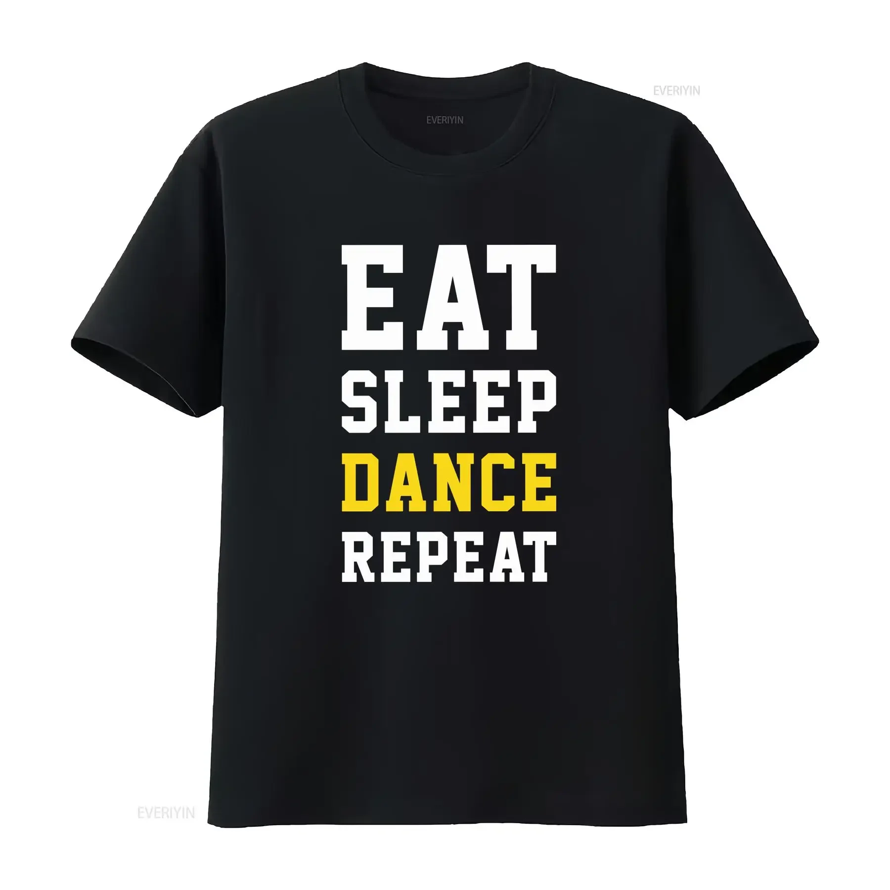 Eat Sleep Dance Repeat Dancer Music Hobby Disco T shirt Birthday vintage Washed Versatile Slightly Soft Comfortable Stylish