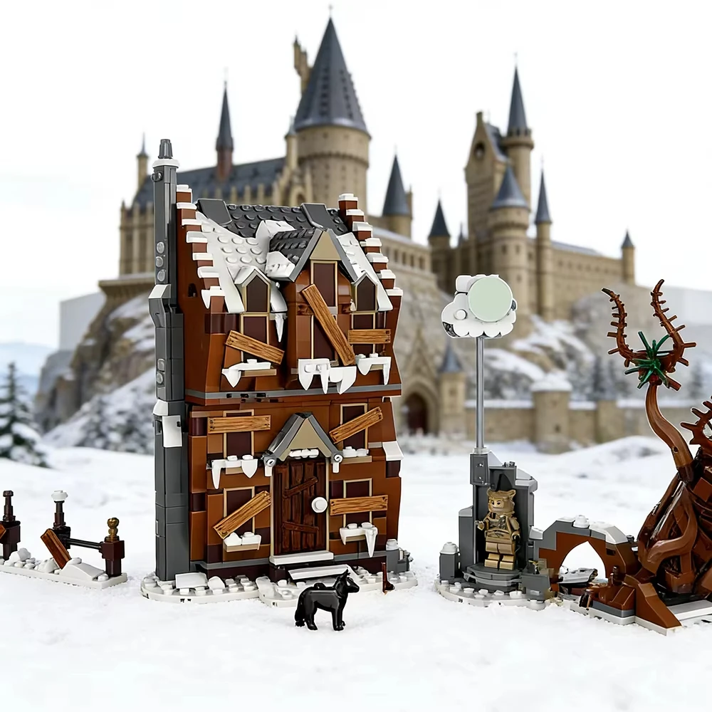MOC Building Set Screaming Hut Whomping Willow Model Magic Movie DIY Assembly Toy Birthday Christmas Gift view 2