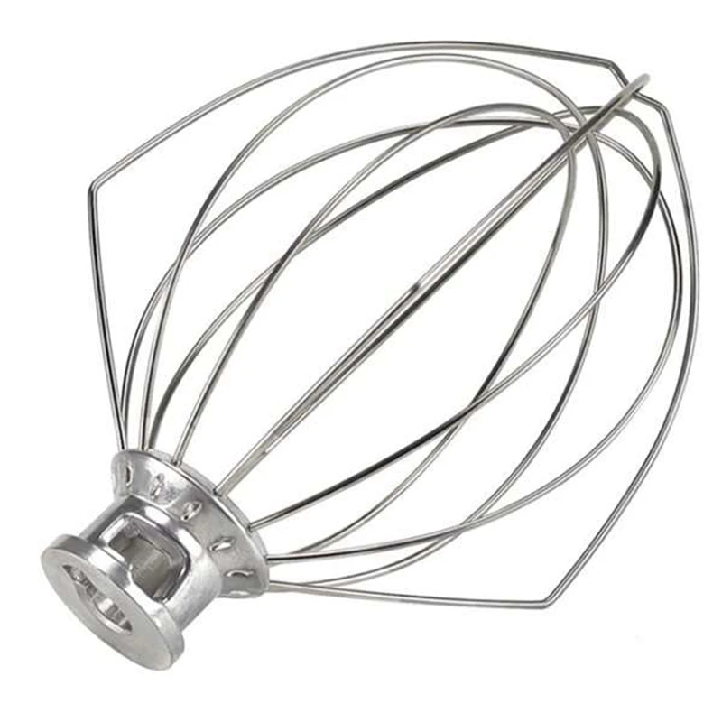 

4X K5AWW Wire Whip Steel Wire Whisk Stainless Steel Egg Beater Mixer Mixing Head 5QT For American Kitchenaid