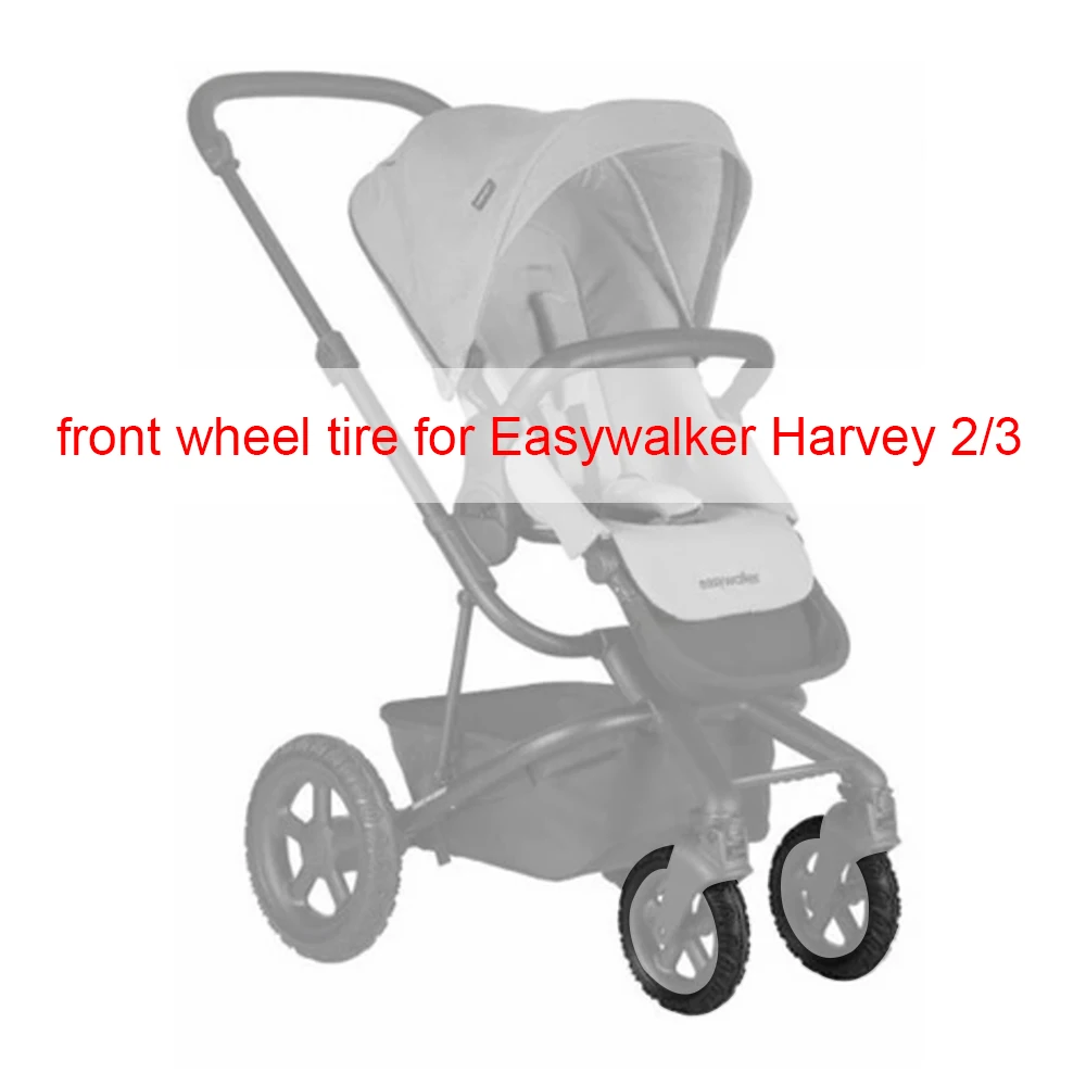 

Custom Tire For Easywalker Harvey 2/3 Front Wheel PU Tubeless Stoller Tyre Cover DIY Compatible Baby Buggy Replace Accessories