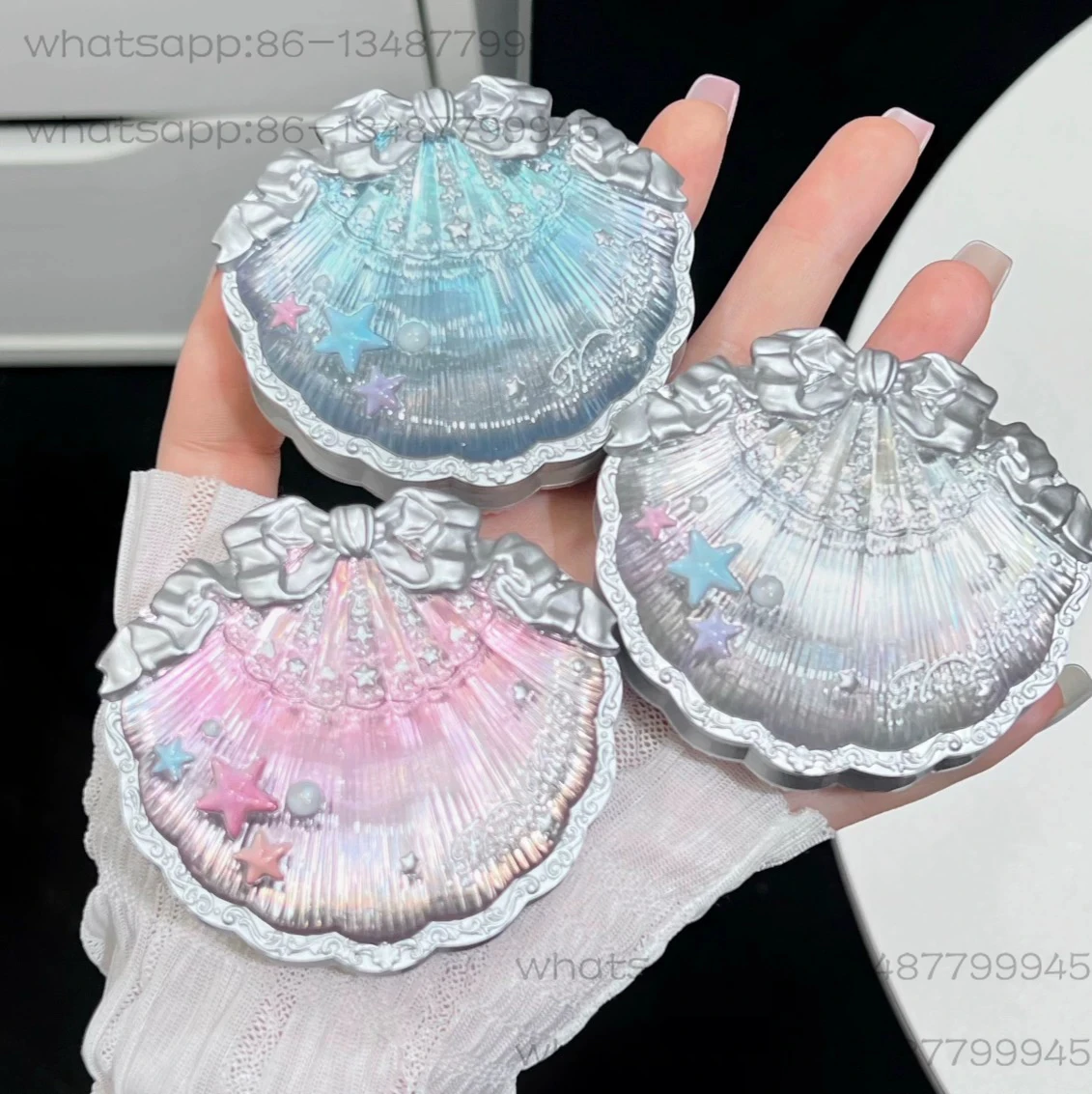 

Цветочные знания Ракушка Жемчужные шелковые атласные румяна Слегка перламутровые прозрачные атмосферные расширения Усадочный цвет