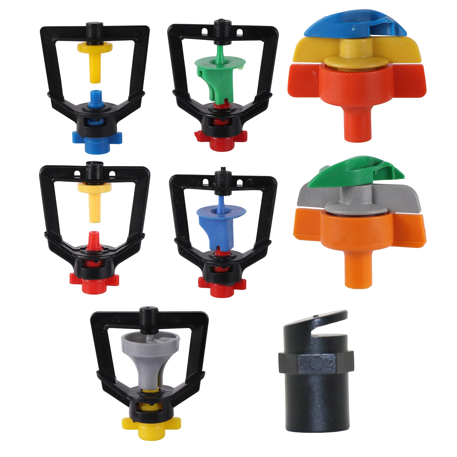 

10Pc 6mm Micro Sprinkler Nozzle Misting Emitter Refraction Nozzle Irrigation Watering Cooling Humidifier Misting System Supplies