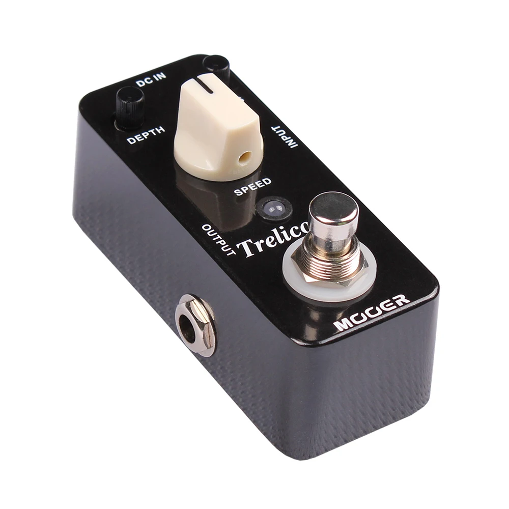 MOOER Trelicopter Guitar Tremolo Effect Pedal Classic Optical Tremolo Pedal True Bypass Electric Guitar Parts & Accessories