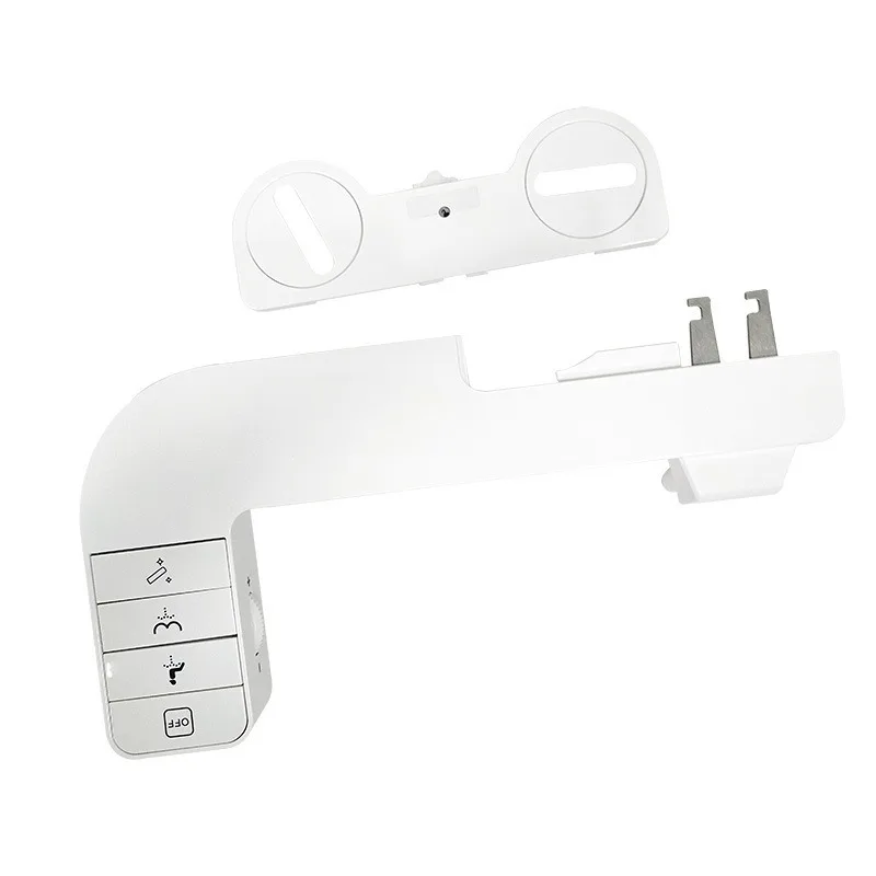 Bidet Attachment Non-Electric Sprayer Adjustable Water Pressure For Toilet Dual Retractable Nozzles For Toilets Seat A Durable