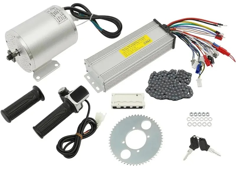 48VDC Electric Bike Conversion Kit, Compatible with Razor MX650,Brushless Motor Kit with Controller - Professional Upgrade Kit