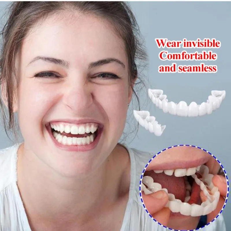 Adult Simulation Denture Braces Lower Teeth Upper Teeth Braces Teeth AntiTruth Hot D enture Braces