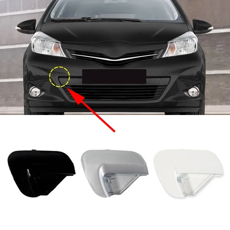 

Auto Front Bumper Tow Hook Cap Towing Eye Cover for Toyota Yaris 2012 2013 2014