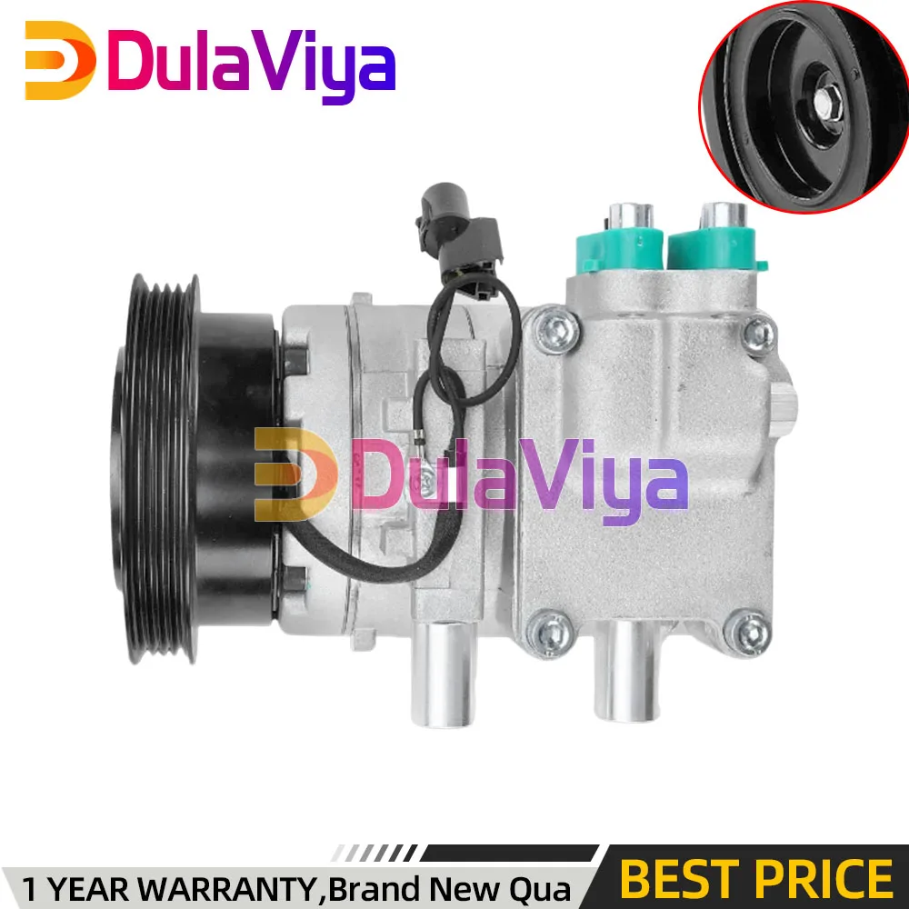

Air AC Compressor with Clutch For Hyundai Accent 2001-2005 L4 1.6L HS15 97701-25100 9770125100 976041C100