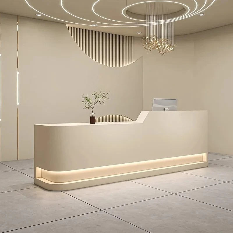 Paint simple clothing store checkout page barber health center beauty salon front desk manicure bar company reception desk