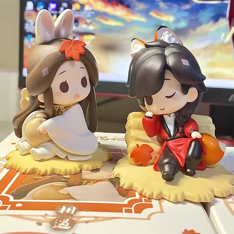 

Аниме Heaven Officials Blessing Figure Tian Guan Ci Fu Xie Lian Hua Cheng Cute Action Figurines Q Ver Meet Series Модель куклы