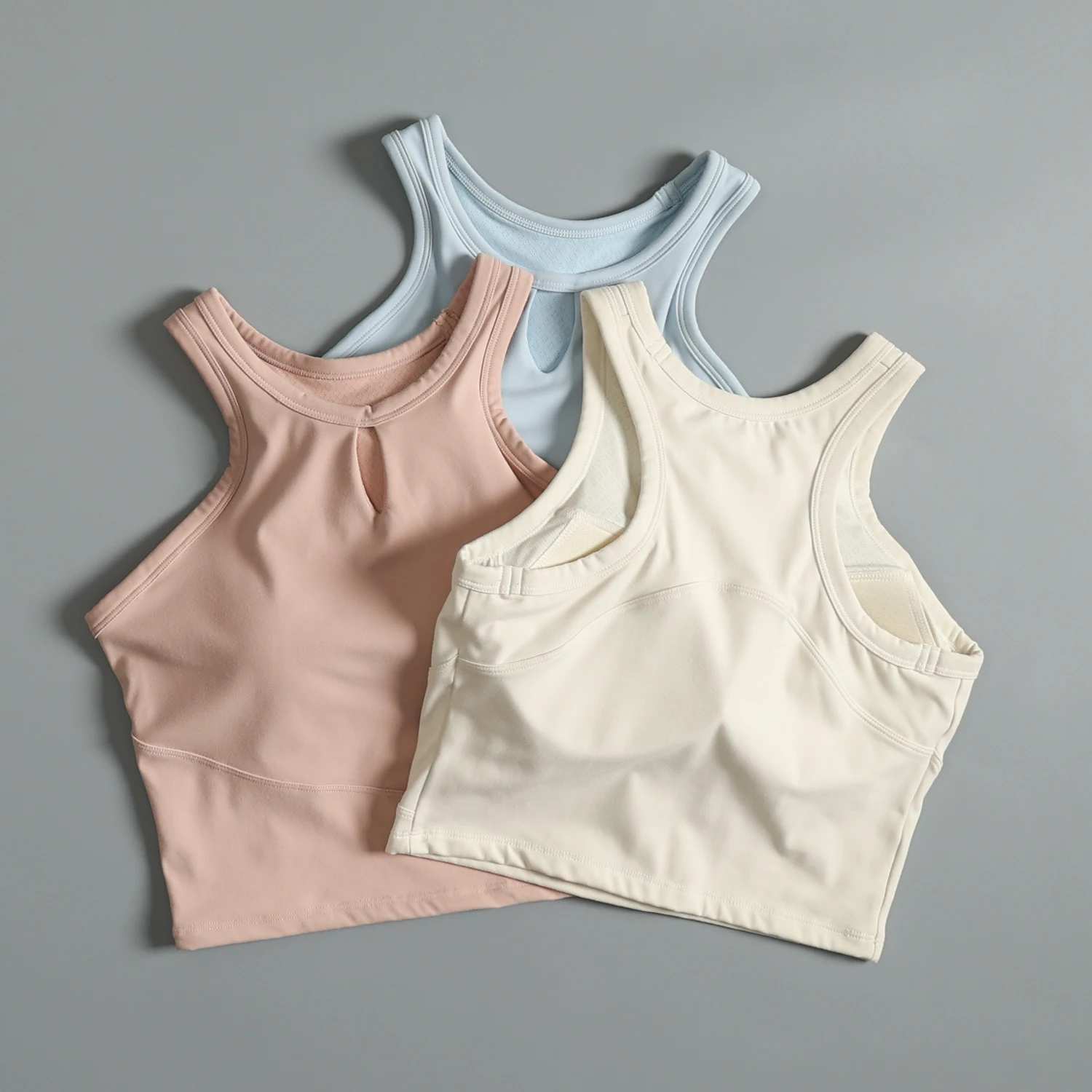 

High-intensity sports bra for women in summer all-in-one yoga fitness lingerie outside wearing running training shock-proof vest