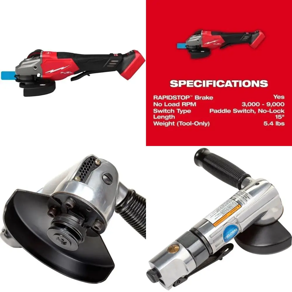 

Угловая шлифовальная машина с переменной скоростью 4-1/2-6 дюймов и тормозом для электроинструментов