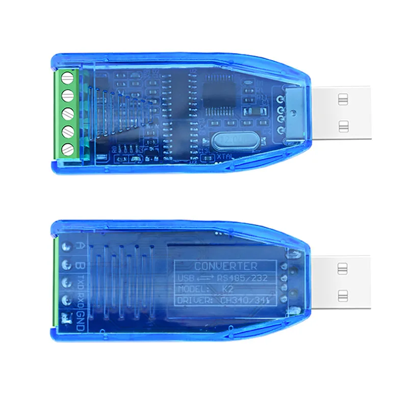 Industrial USB To RS485 Converter Upgrade Protection RS232 Converter Compatibility V2.0 Standard RS-485 A Connector Board Module