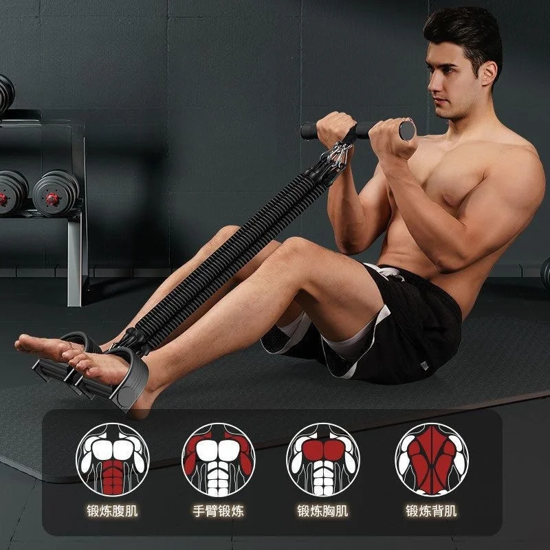 Pedal Tension Rope Abdominal Strength Elastic Rope Home Multi-functional Fitness Resistance Band Exercise Fitness Equipment
