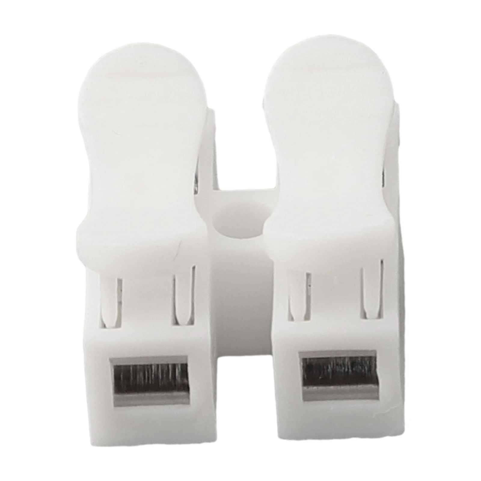 10개 CH2 스프링 와이어 커넥터 2핀 터미널 블록 (LED 스트립 조명용), 공구 불필요, 20-12 AWG 전선 사용 가능, 220V 1A 정격