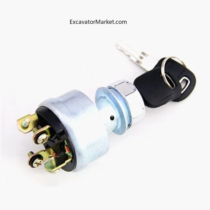 For Caterpillar CAT E320D/C/329/326/330D/336D/349D2 ignition switch electric door lock 4/6 wire connection glue Excavator Parts