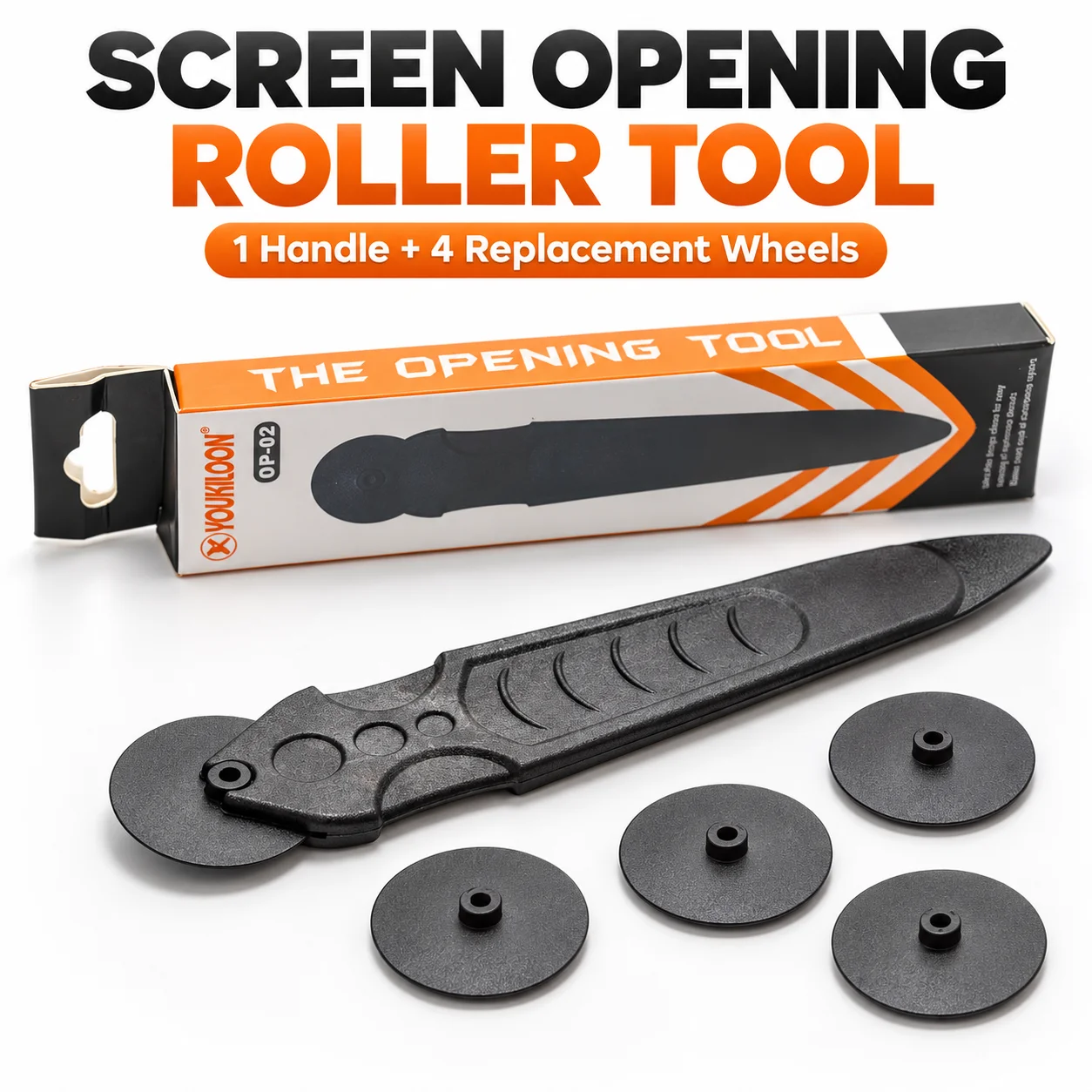 Roller Screen Opener Klinge, weiches, dünnes Hebelwerkzeug, Spudger, Handy- und Tablet-Bildschirmöffnungswerkzeug für Samsung, iMac, iPhone, iPad – Detail 1
