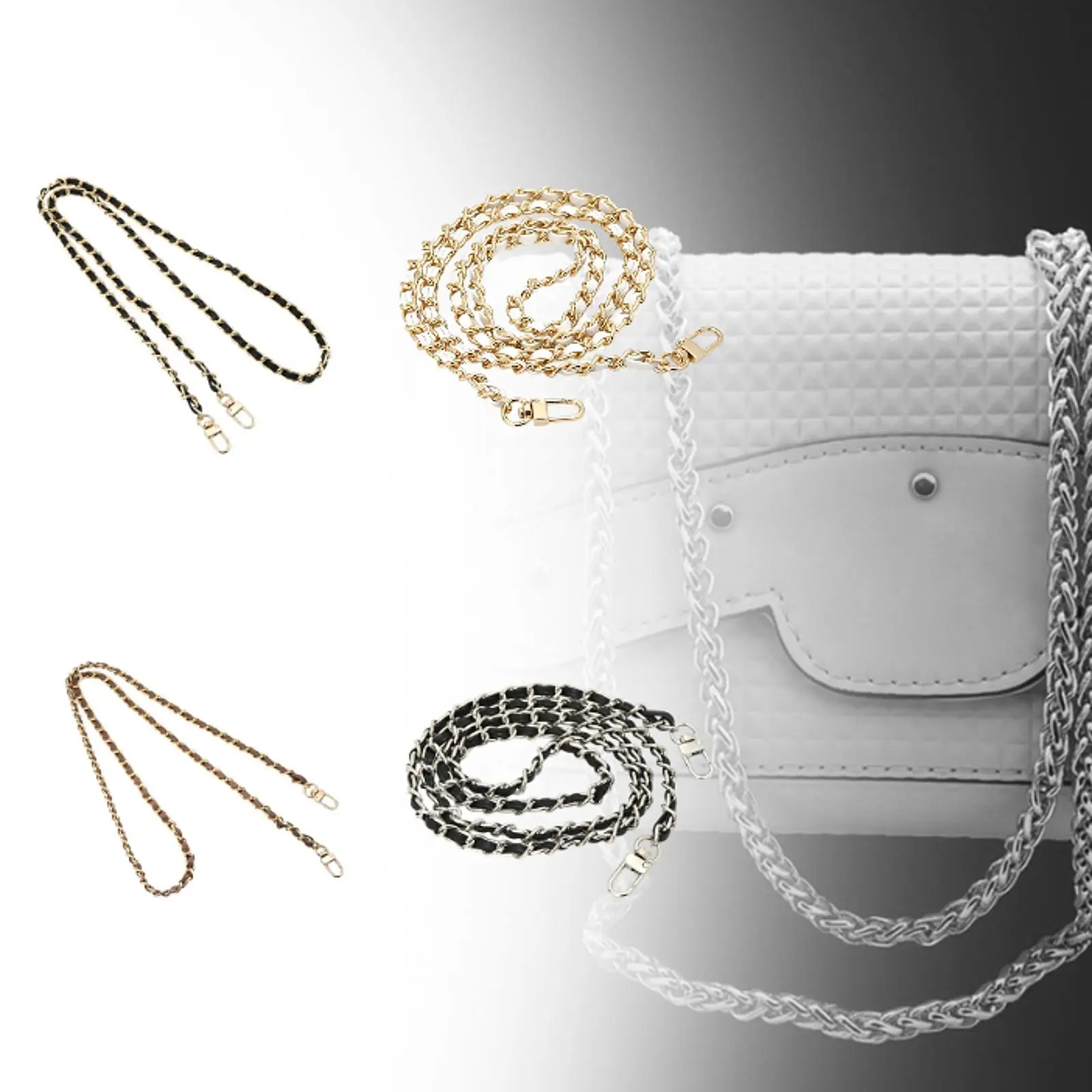 

Purse Chain Fashion Shoulder Strap for Shoulder Bag Clutch DIY Accessories