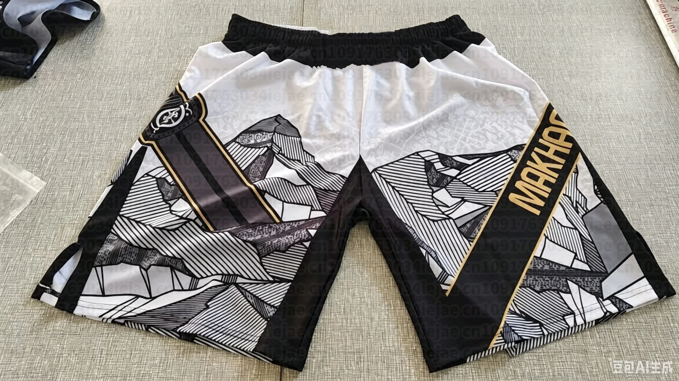 MMA-Kampfshorts Kampfsport-Training Boxshorts für Männer, Frauen und Kinder Locker geschnittene Polyesterfaser für den täglichen Gebrauch – Detail 4