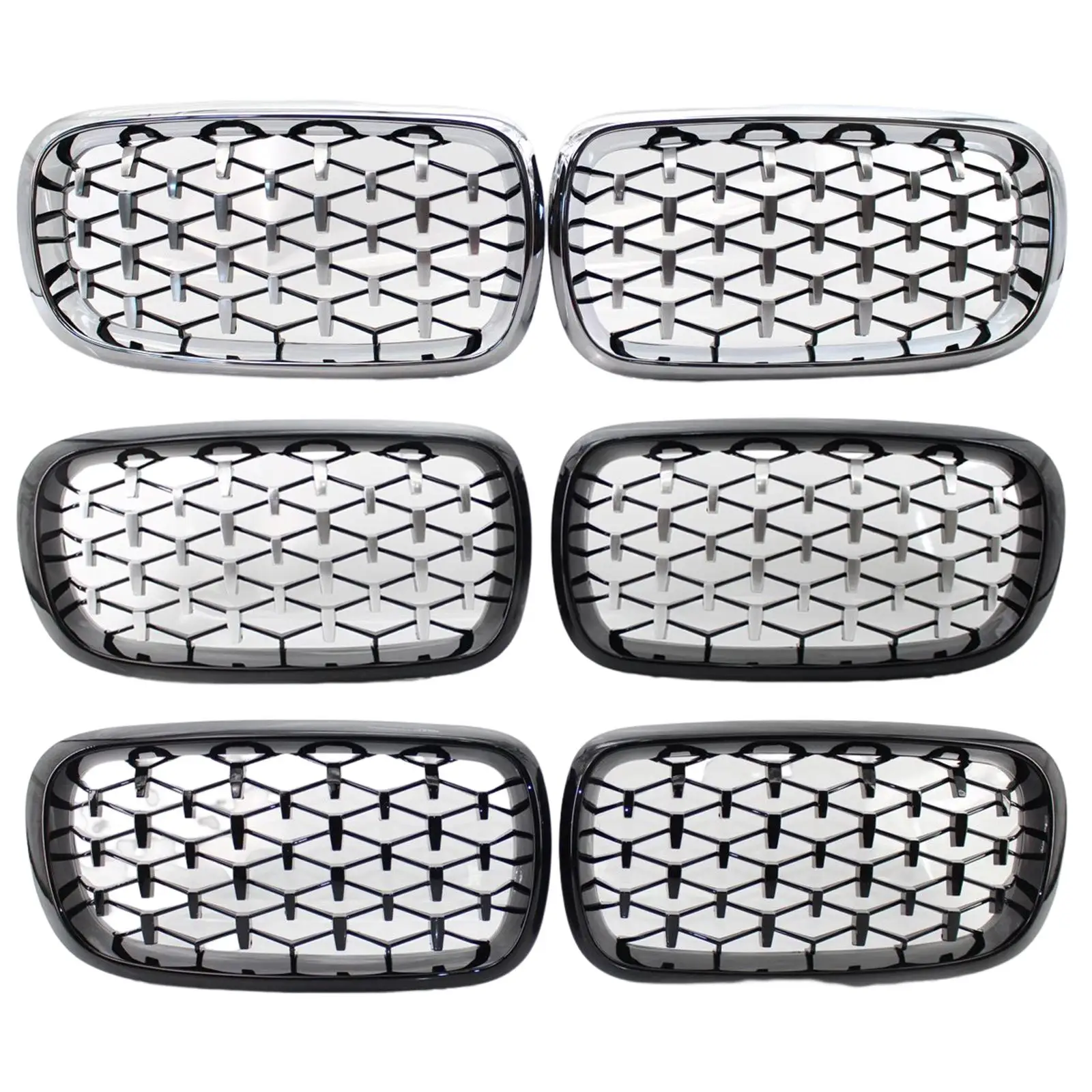 Front Grill Grille 51117294486 51117294485 51137316062 for F15 Automobile Replacement Easy Installation