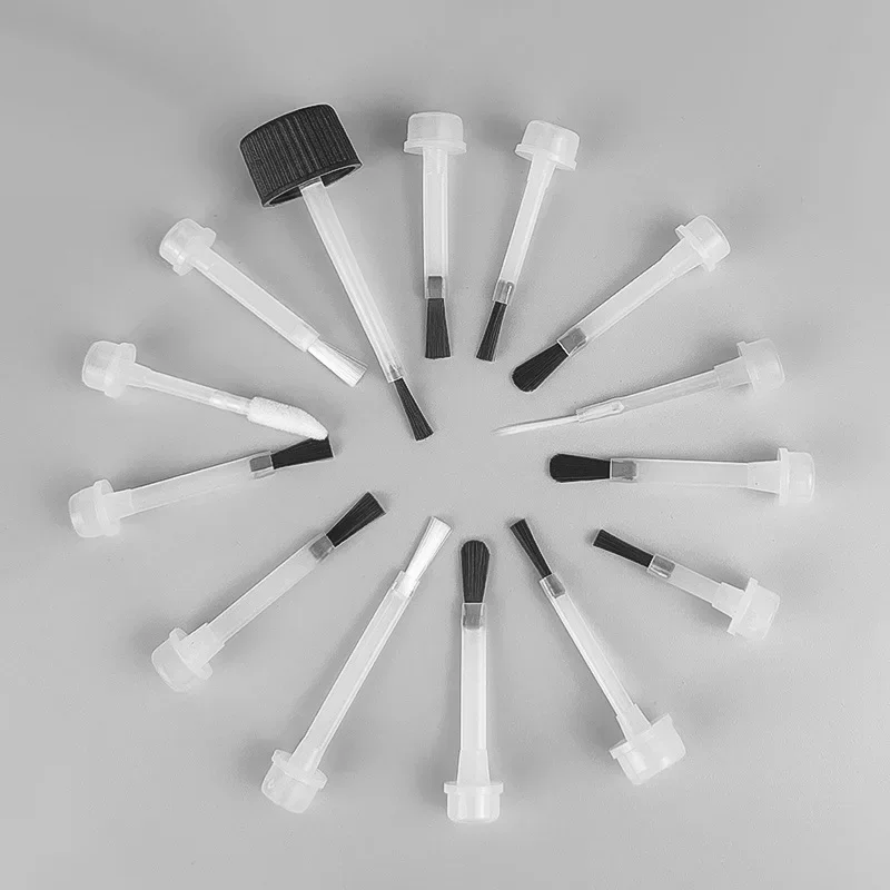 

10Pcs Disposable Nail Polish Brush Nail Polish Bottle Replacement Brush Nail Art Brush Liquid Applicators Manicure Tools
