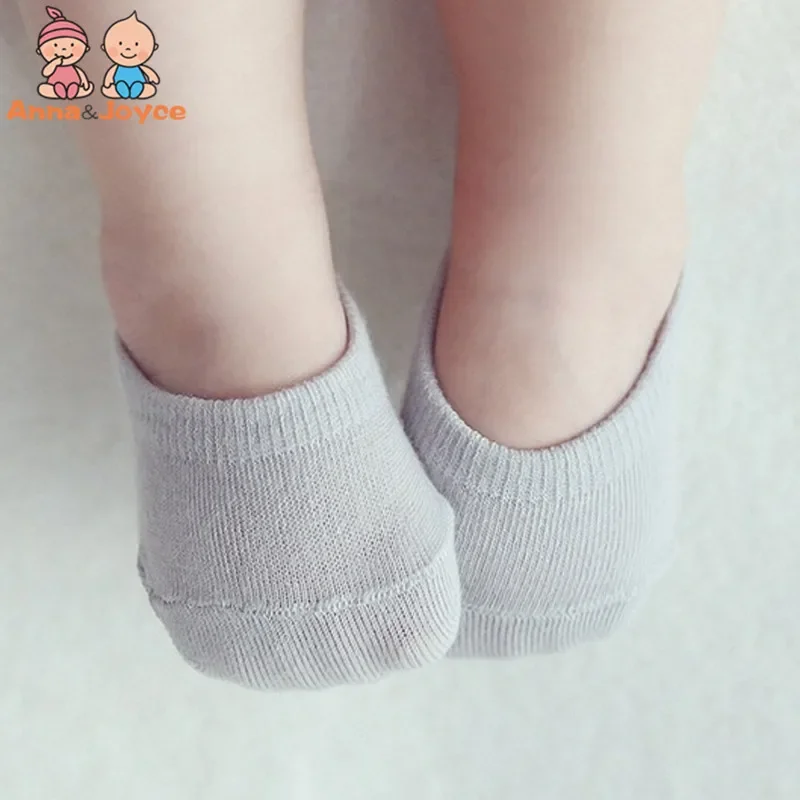 5pairs/Lot Fashion Children's Invisible Boat Socks Baby Non Slip Socks Cotton Sock for Girl and Boy