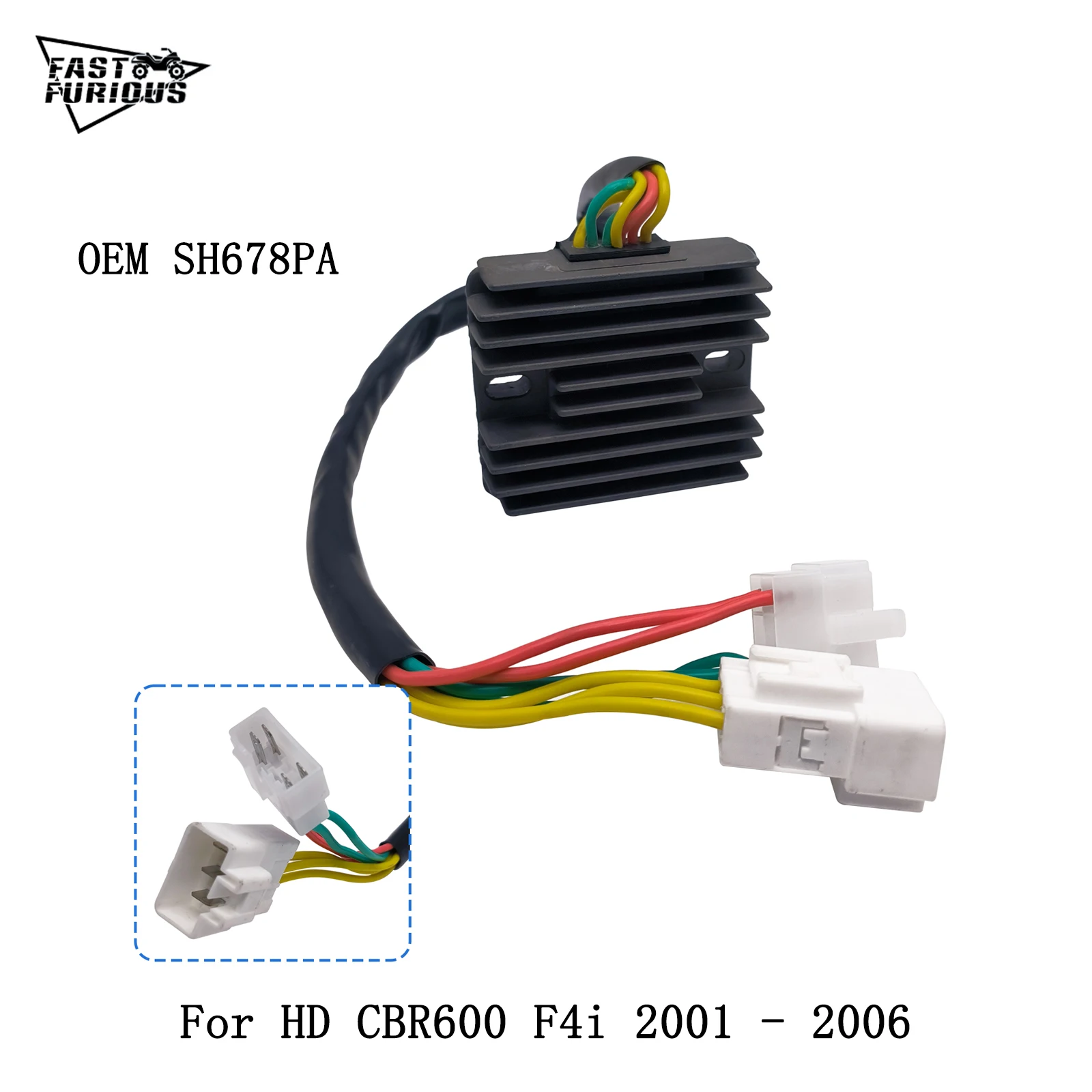 

Регулятор напряжения для мотоцикла, выпрямитель OE SH678PA 31600-MBW-D21 для HD CBR600 F4i 2001 2002 2003 2004 2005 2006