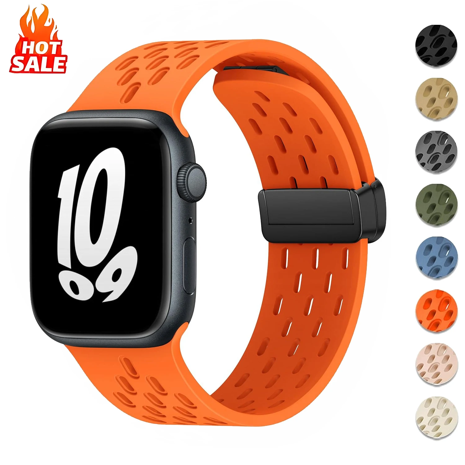 Silikonarmband für Apple Watch 49mm 45mm 44mm 42mm 46mm 40/41mm Armband Correa iWatch Series 11 9 8 10 SE 7 6 5 Ultra 2/3