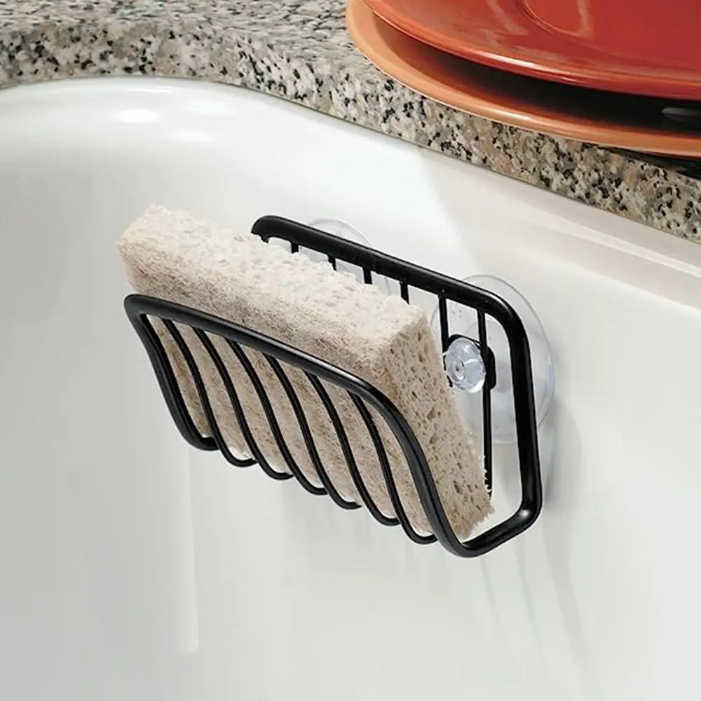 Household Metal No-punch Sink Shelving Kitchen Sink Drain Stand Sink Sponge Holder Drain Storage Shelf Sink Sponge Rack