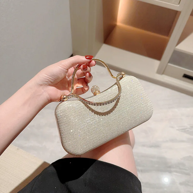 Fashion Women Evening Bag Brand Party Banquet Glitter Pack For Ladies Wedding Clutches Handbag Dinner Chain Shoulder Bags