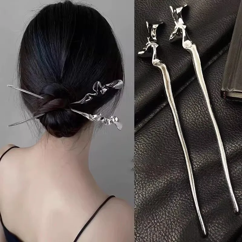 

Chinese Style Hair Sticks Vintage Chopstick Hairpins for Women Headwear Wedding Headdress Hair Ornament Styling Tools