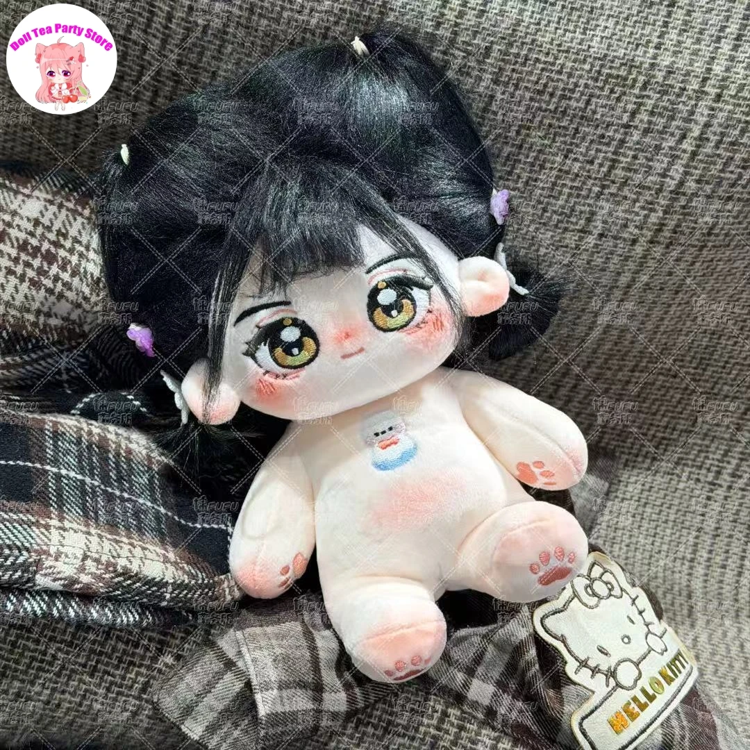 

Zayne Love and Deepspace Fried Hair Girl Plush Skeleton Body Doll Dress Up Clothes Plushies Gift 20cm Game Figures Stuffed Toys