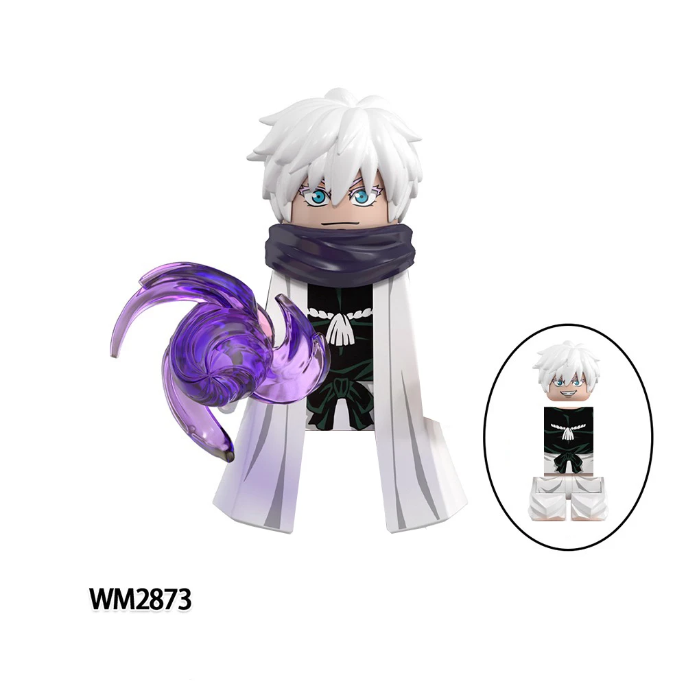Anime Jjk Building Blocks Toji Gojo Satoru Ryomen Sukuna Itadori Yuji Mai Todo Hana Maki Sukuna Action Figures Mattoni-image