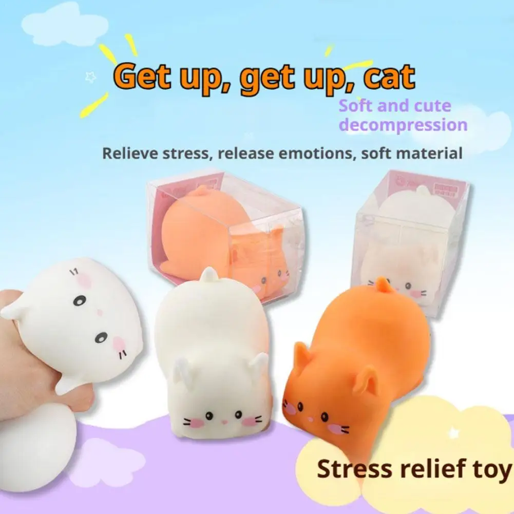 Cat Stress Relief Sensory Toy Portable Office Desktop Decor Taba Fidget Ball Creative Birthday Gift For Cat Love