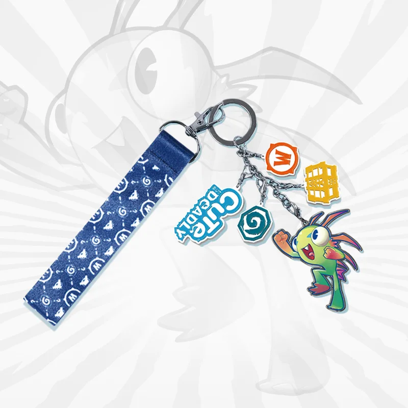 New In Stock Blizzard Game Surrounding World Of Warcraft Essenos Battle Blade Egg Knife Keychain Pendant Gift