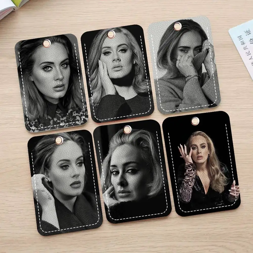 

Брелок-держатель для карт Singer Adele: для пропусков, банковских карт, кредитных карт, удостоверений личности. Модный защитный чехол-подвеска.