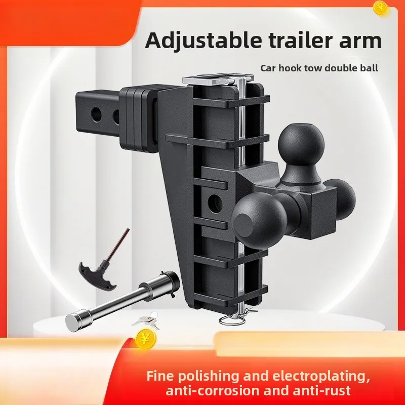 Adjustable trailer arm off-road vehicle trailer hook aluminum alloy super wind car modification accessories 2