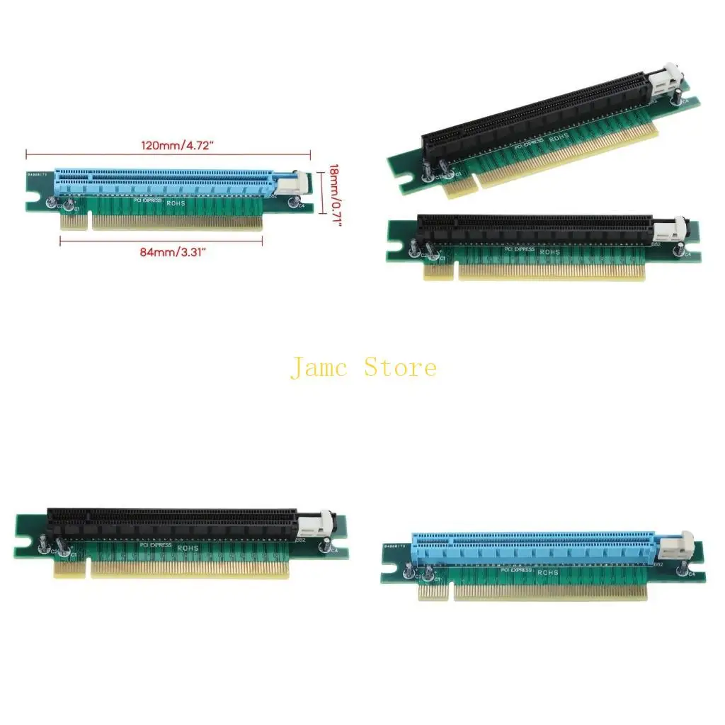 

LX0B PCIE Express 16X 90-градусный адаптер PCIExpress 90-градусный прямоугольный адаптер