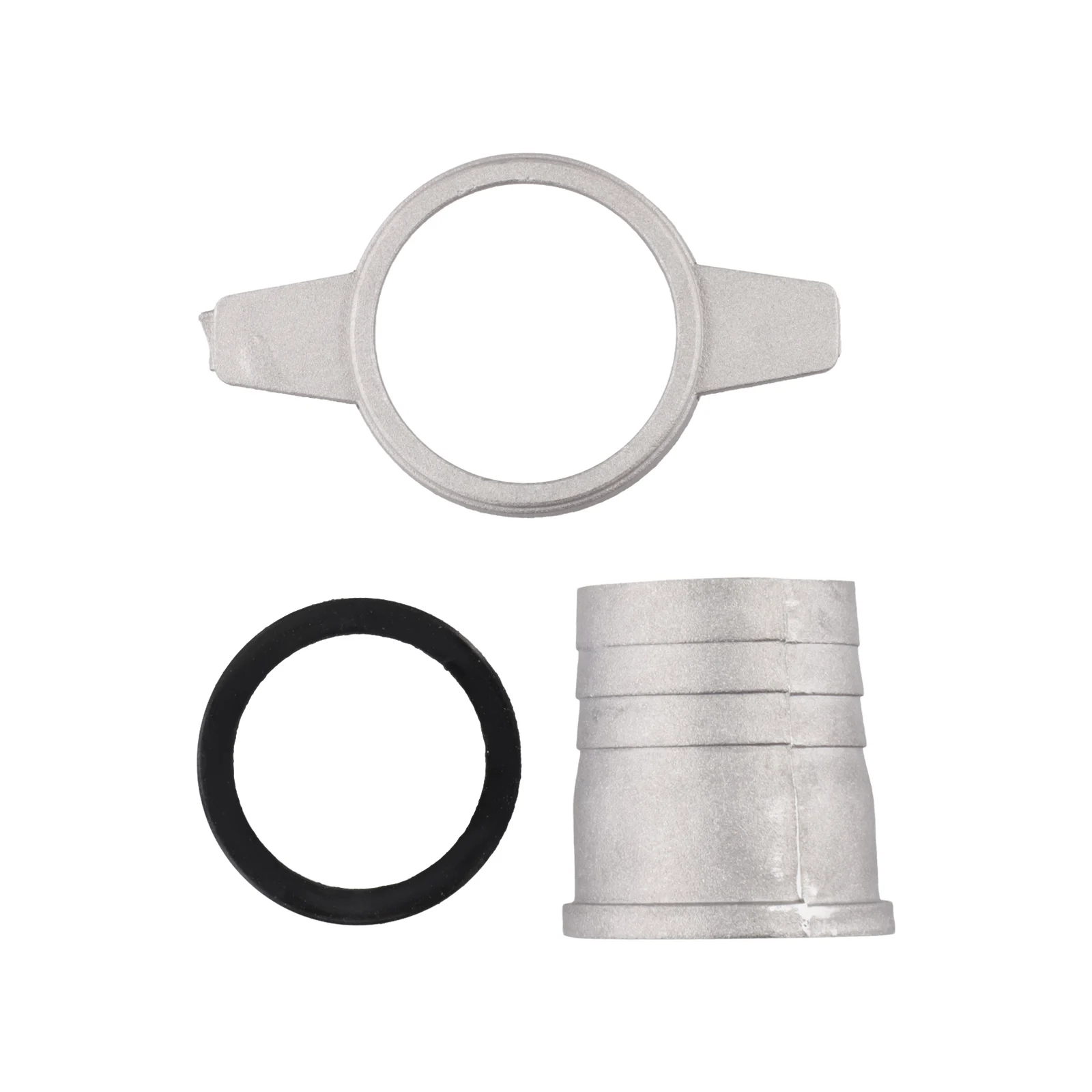 1PC Water Pump Aluminum Pipe Connector With Rubber Gasket Water Pump Connecting Pipe Pump Connecting Pipe Fitting