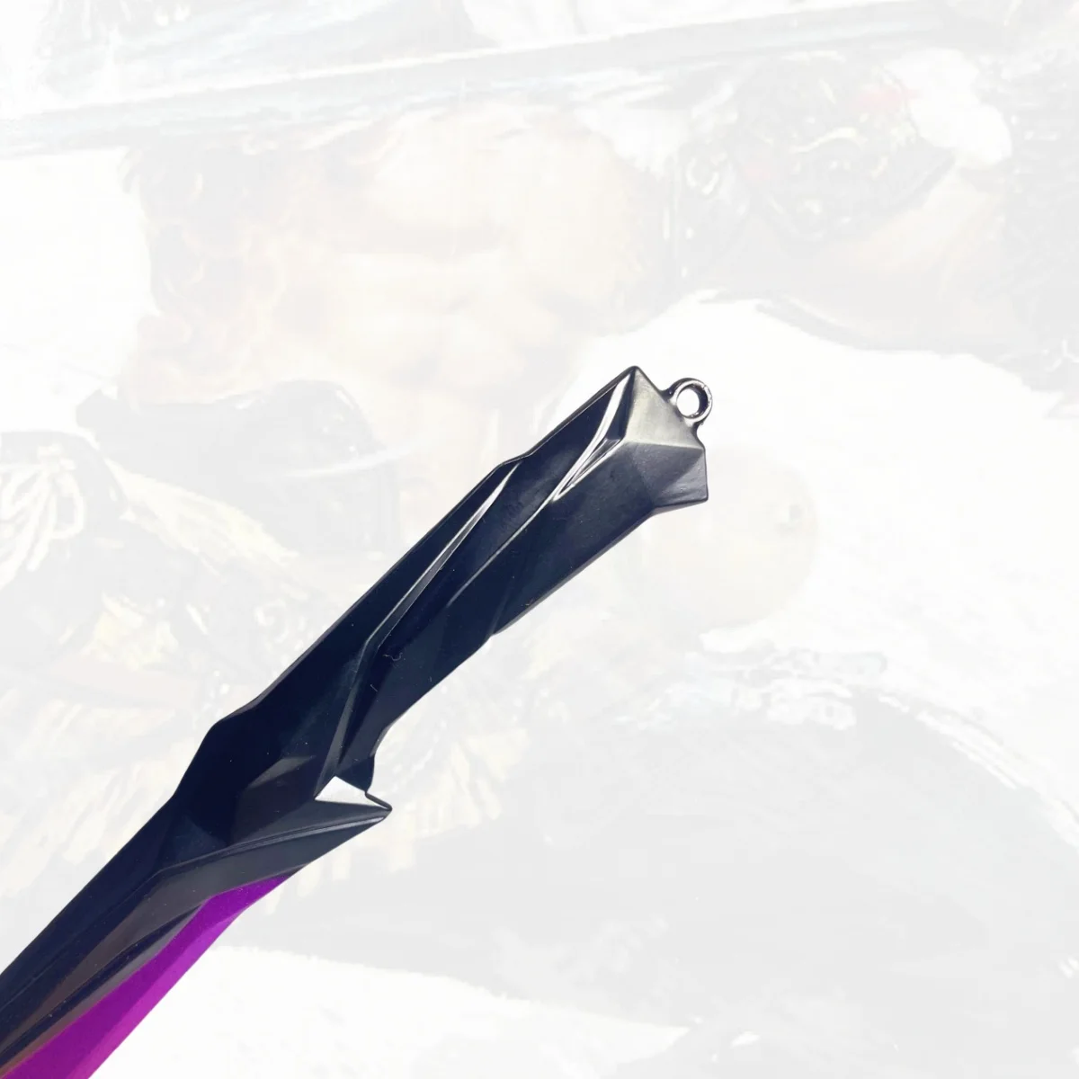 6.3 polegada valorant singularidade metal katana espada original samurai ninja faca japonês katana sabre cosplay acessórios prop brinquedo