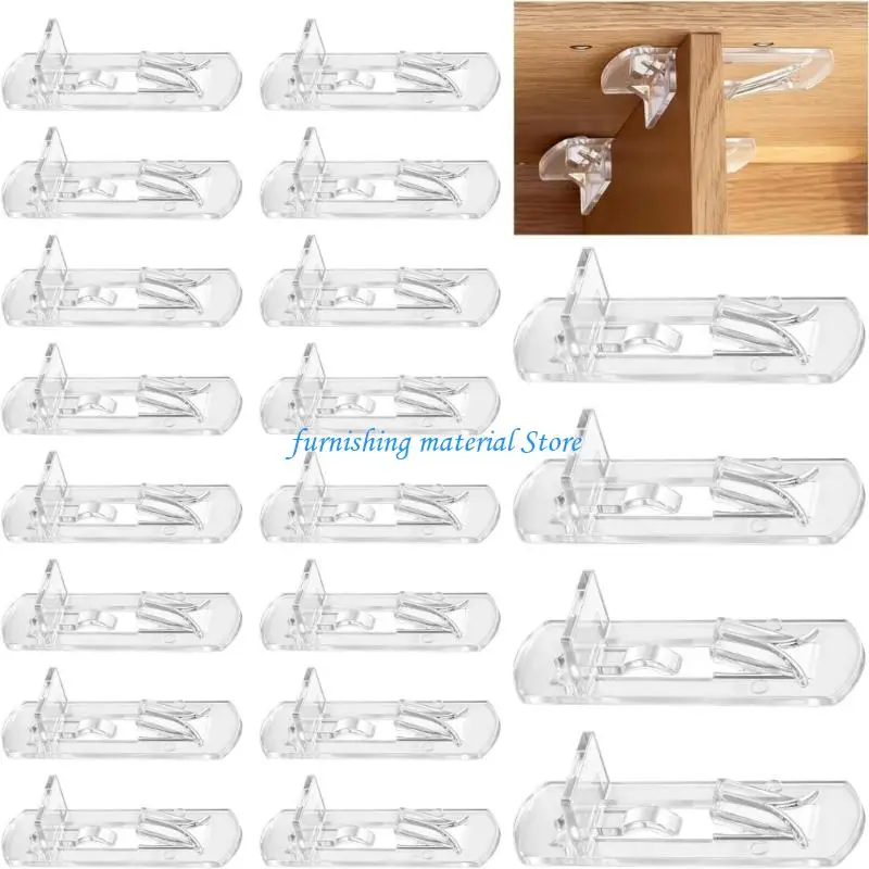 Y5GD 60pcs Plastic Shelf Pin for Secure Cabinet Installation on 20mm Thick Shelves Suitable for 5mm Pre Drilled Holes