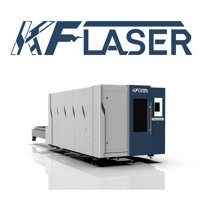 Fiber Laser Cutting Machine Latest All Cover KF3015  Exchange Table Laser Cutting Machine For Metal