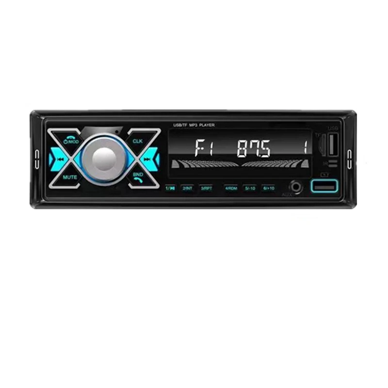 

New 7 Colour Lights FM Radio Replacement Car Wireless Bluetooth 12V MP3 Player Plug-In U Disk Multimedia Radio