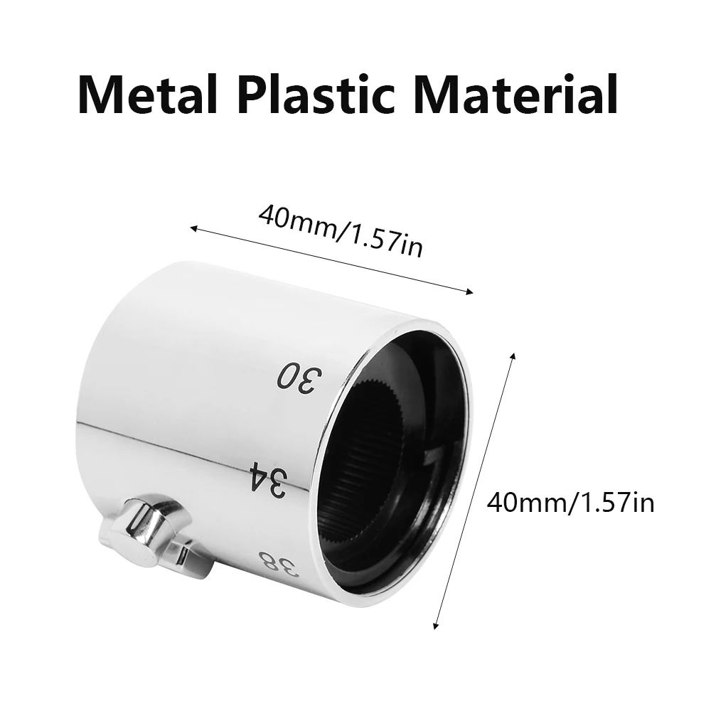 Perilla de manija de Control de temperatura de ducha, manija termostática cromada para grifos de baño Hme, herramientas de Hardware, 1 par