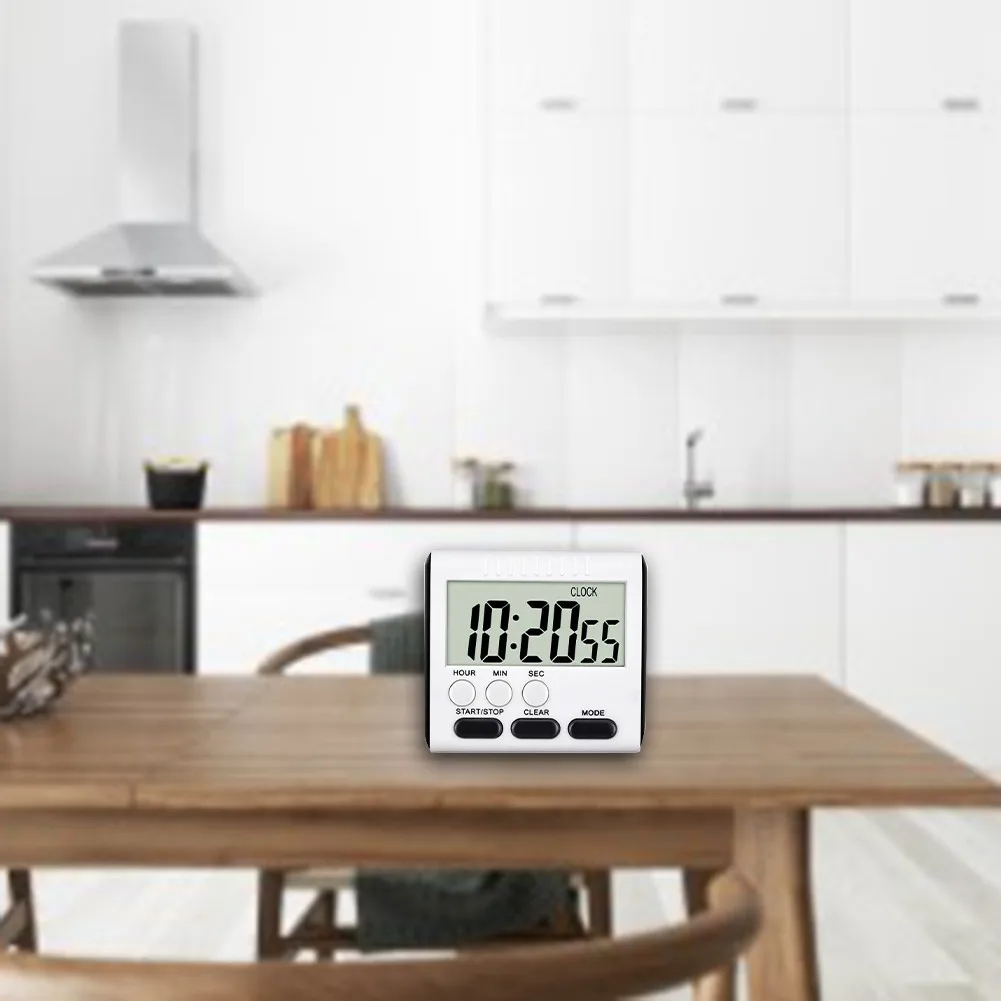 Magnetic Mounted Digital Timer with Clear LCD Screen suitable for Cooking or Scheduling Activities over a 24 Hour Period